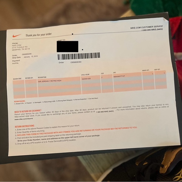 VNDS Air Jordan Retro 1 OG High Melo 2015 - Rare Size 7 Mens - 100% Authentic - Picture 6 of 7